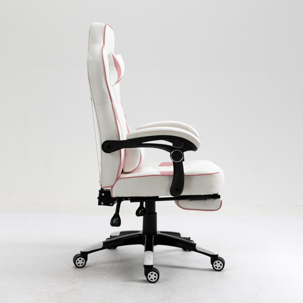 ergonomic gaming chair with footrest and massage gtracing, ergonomic gaming computer chair, ergonomic gaming desk chair, ergonomic gaming office chair, high back computer gaming chair