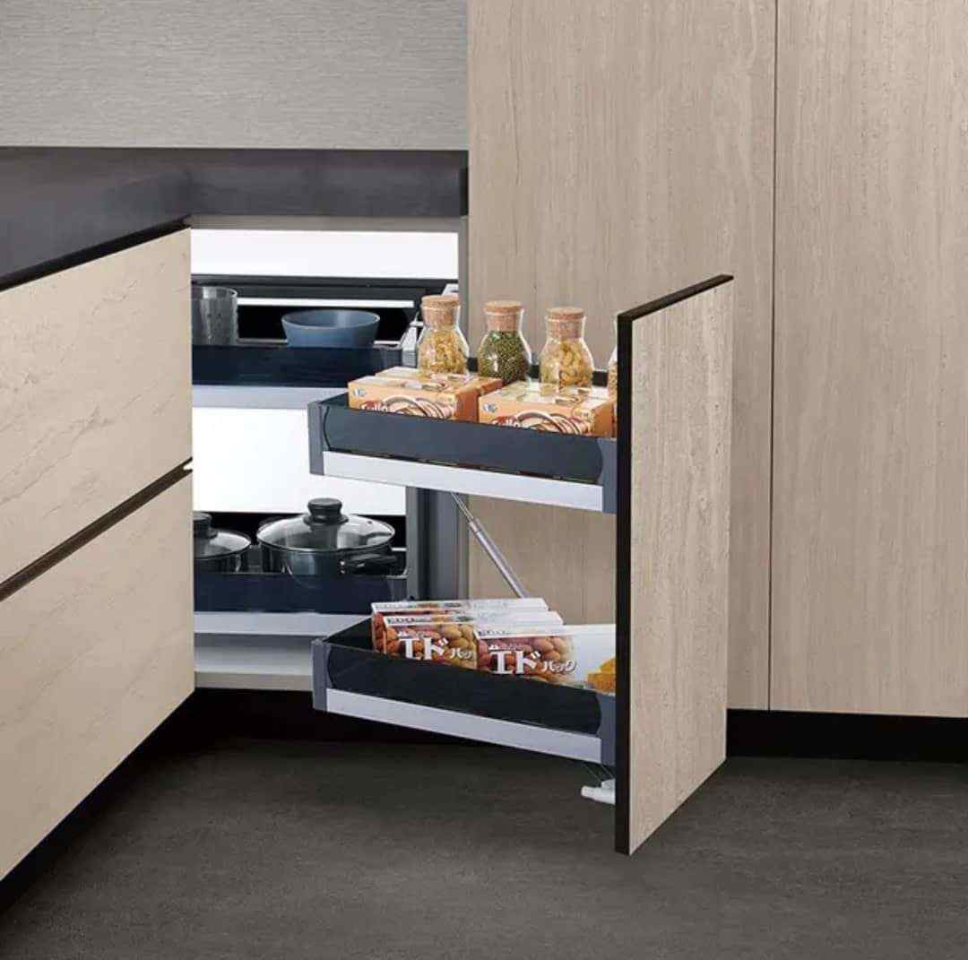 High Quality Kitchen Cabinet Accessories Hardware Kitchen Stainless Steel Countertop Storage Rack Kitchen Storage Hardware,M02 Steel kitchen hardware drawers accessories kitchen furniture cupboard accessories baskets metal kitchen drawers baskets