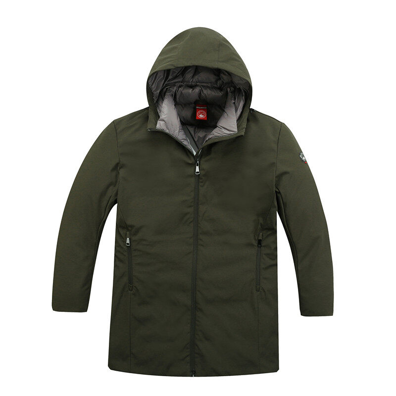 OEM/ODM Invierno para hombres Fabricación estresante de invierno Ultra Light 90/10 Down Jacket-Copy