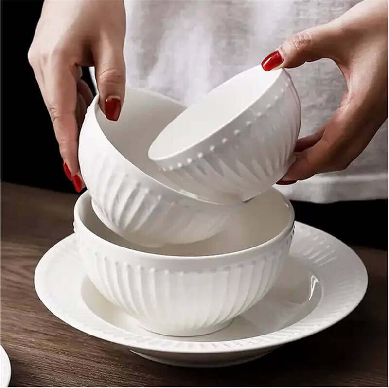 best white dinnerware,embossed dinnerware sets,western branded dinnerware set