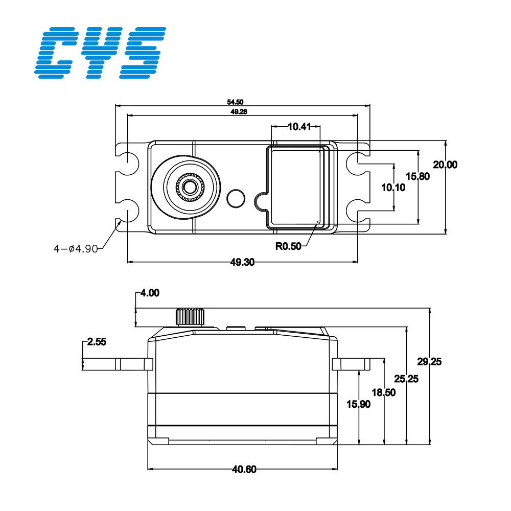 low-profile servo cys-bls5507 high quality, low profile waterproof servo, power hd low profile servo, sanwa low profile servo, low profile high torque servo