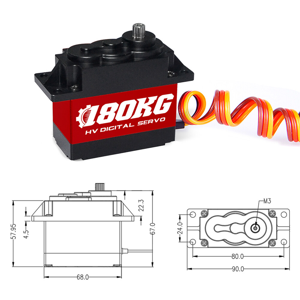 Brushless Servo CYS-BLS1800, Full Aluminum Case CYS-BLS1800, full aluminum case brushless servo  manufacturer, full aluminum case brushless servo  factory, full aluminum case brushless servo  supplier