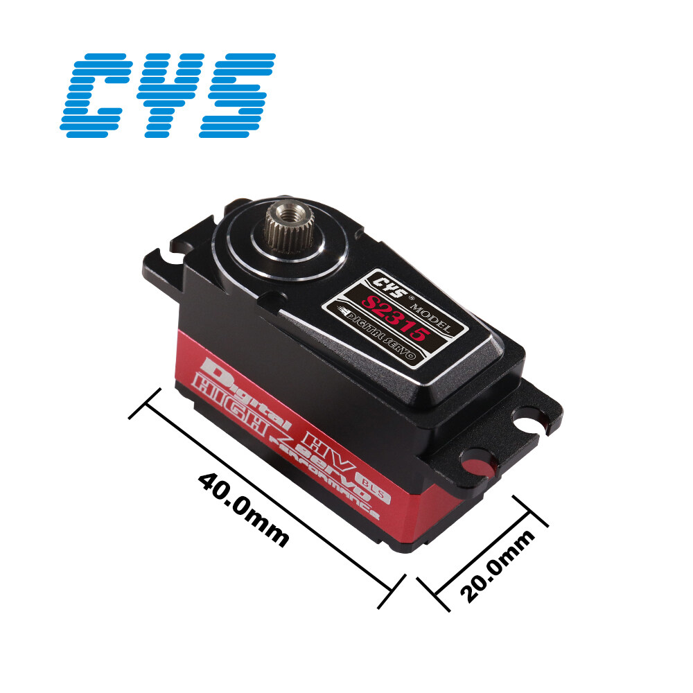 Low-profile Servo CYS-S2315, bk servo low profile brushless servo, dc motor low rpm high torque servo, low-profile servo cys-s2315 factory direct sales, low-profile servo cys-s2315 wholesaler