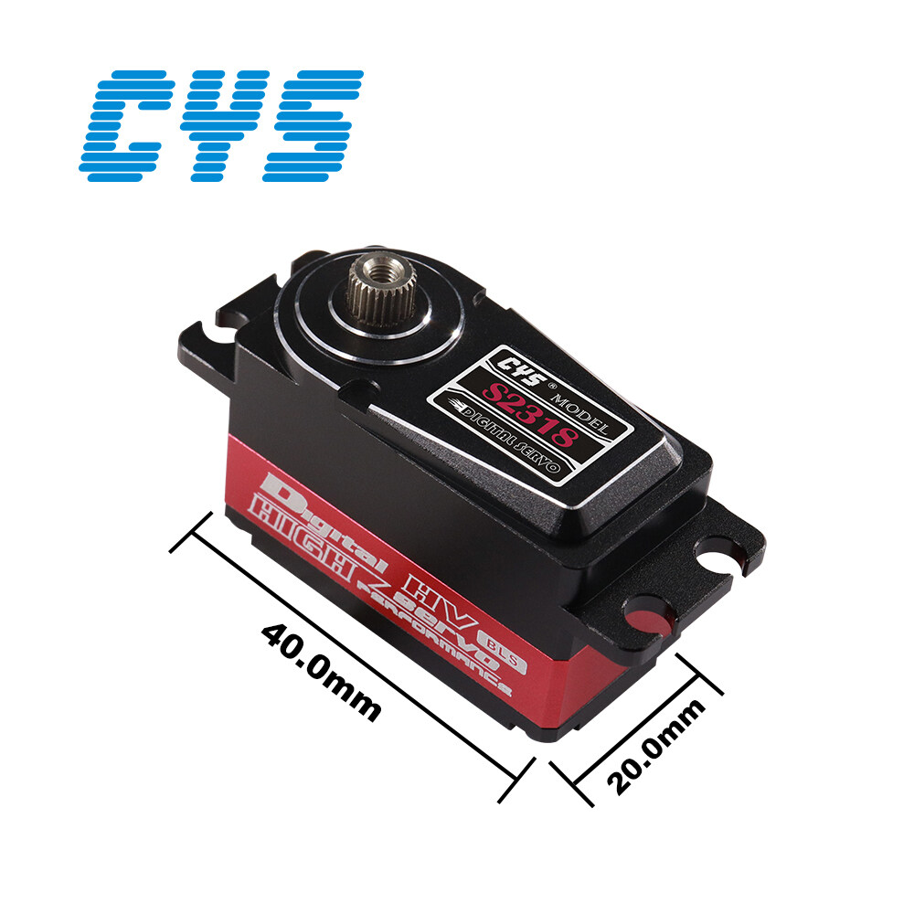 Low-profile Servo CYS-S2318, servo low profile, low cost ac servo motor, low-profile servo cys-s2318 private label, low-profile servo cys-s2318 oem