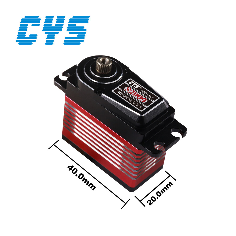 coreless linear servo motor, coreless or brushless servo, Full Aluminum Case Coreless Servo CYS-S2909, full aluminum case coreless servo cys-s2909 factory direct sales