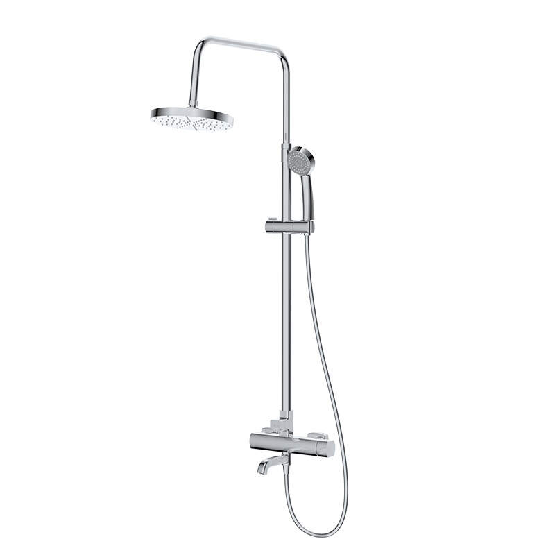 Manufacturer Luxury Brass Rainfall Shower Set Mixer Faucet Bathroom