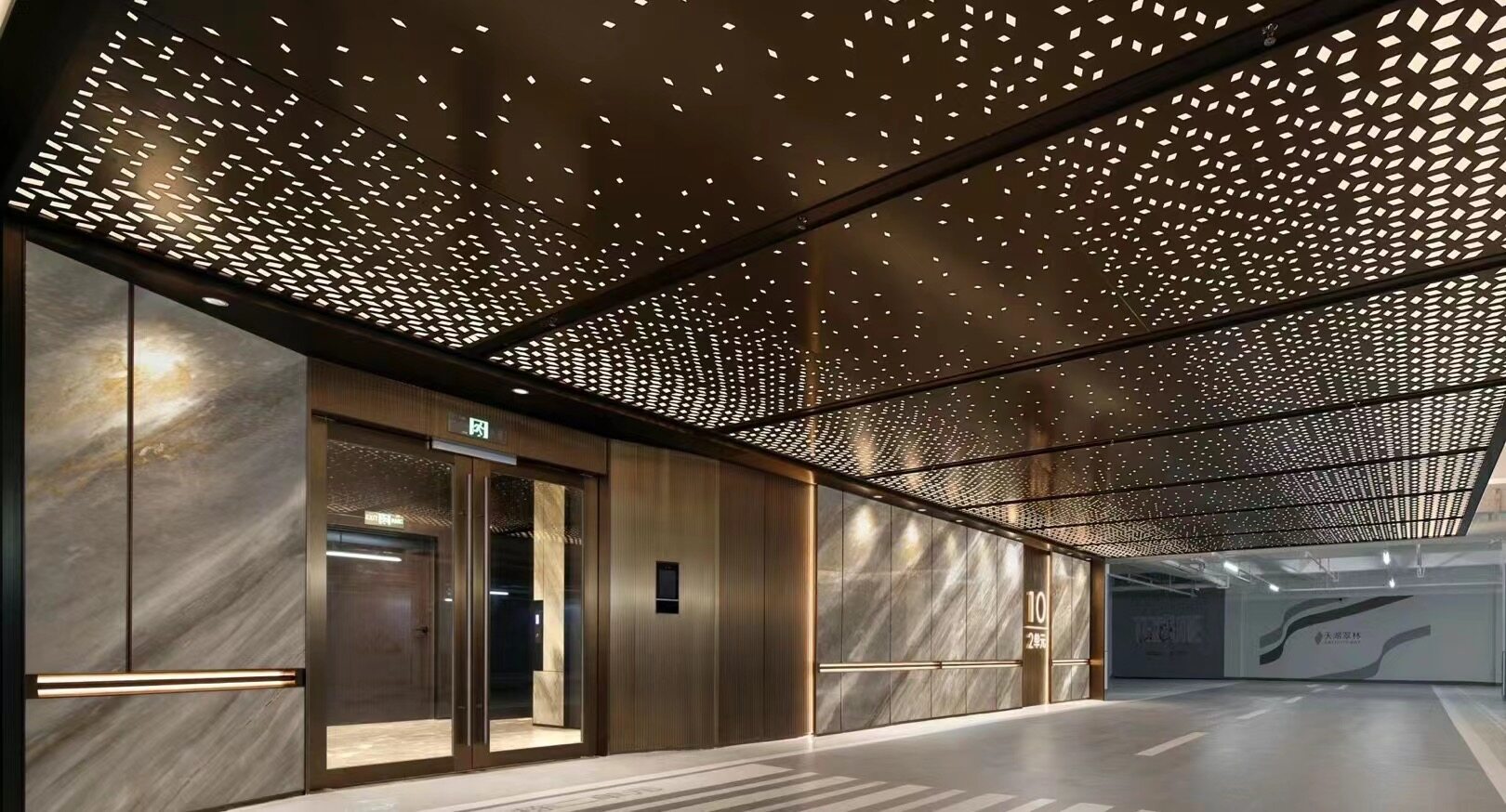Perforated Metal Ceiling luxury modern design for ceiling decoration