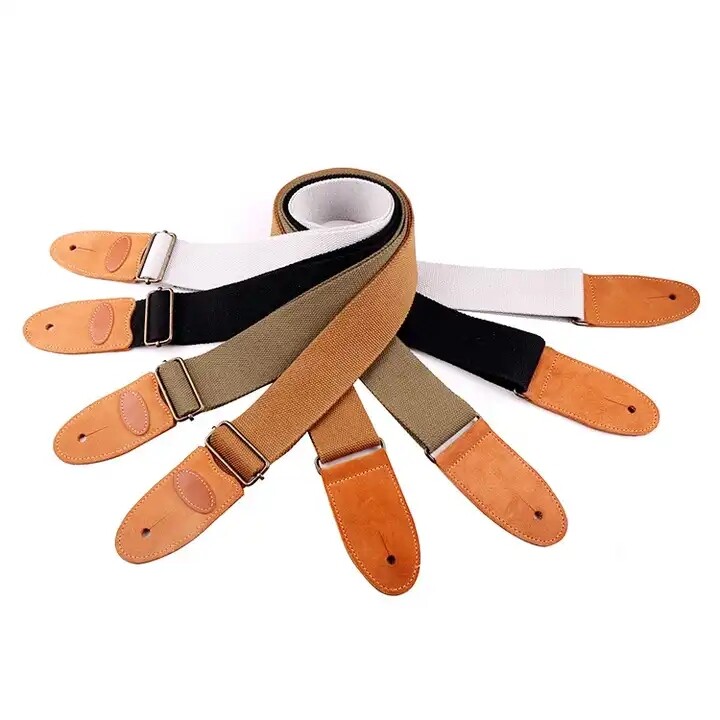 Musical Accessories Electric Bass Leather Guitar Strap