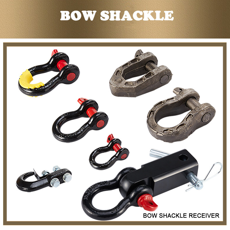 BOW SHACKLE, SAFETY THIMBLE, POWER CUT-OFF SWITCH.....
