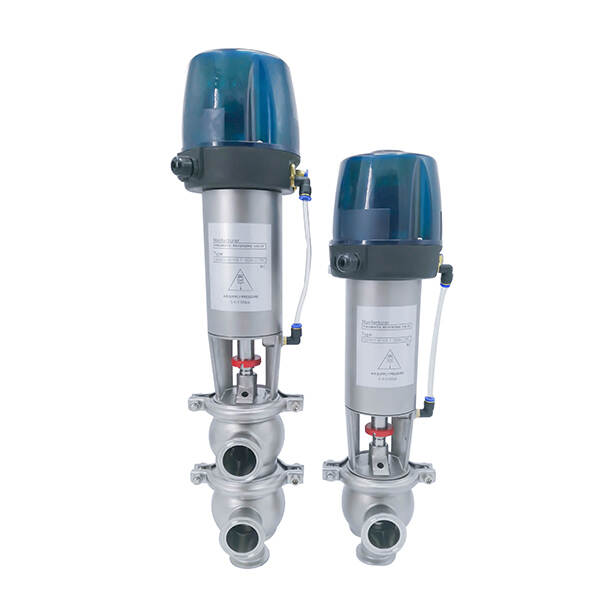 Sanitary Flow Division Valve, Diverter Valve,  SS304 Diverter Valve, SS316L Diverter Valve