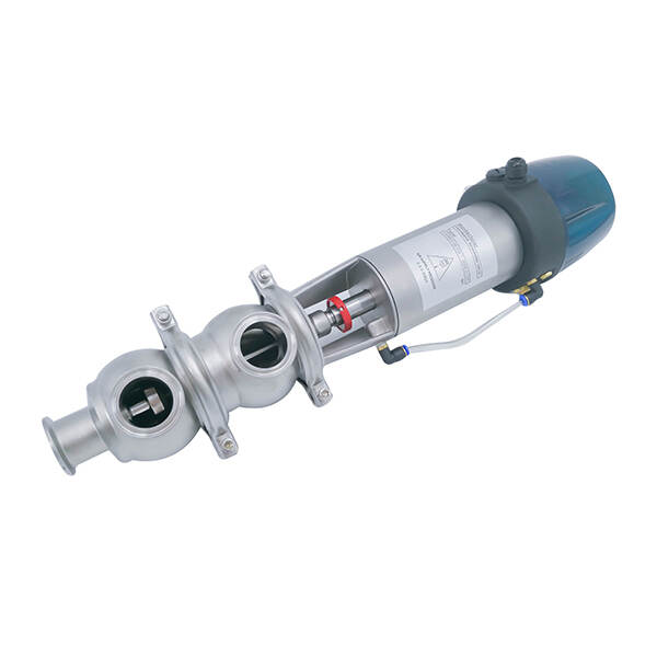 Sanitary Flow Division Valve, Diverter Valve,  SS304 Diverter Valve, SS316L Diverter Valve