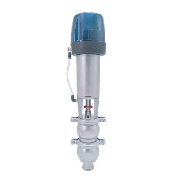 Sanitary Flow Division Valve, Diverter Valve,  SS304 Diverter Valve, SS316L Diverter Valve