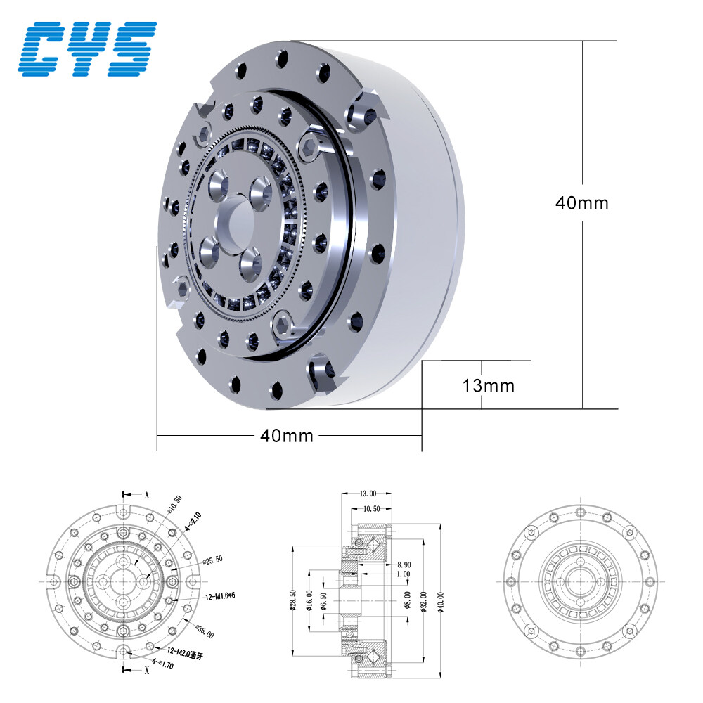 harmonic reducer export, harmonic reducer china, Harmonic Reducer HS-08-68, harmonic reducer oem