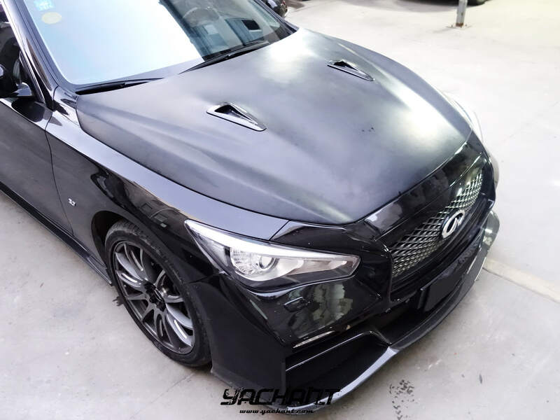 YCINQ50010SFRP 2014-2015 Q50 Sedan GTR Style Hood Bonnet FRP (101).JPG