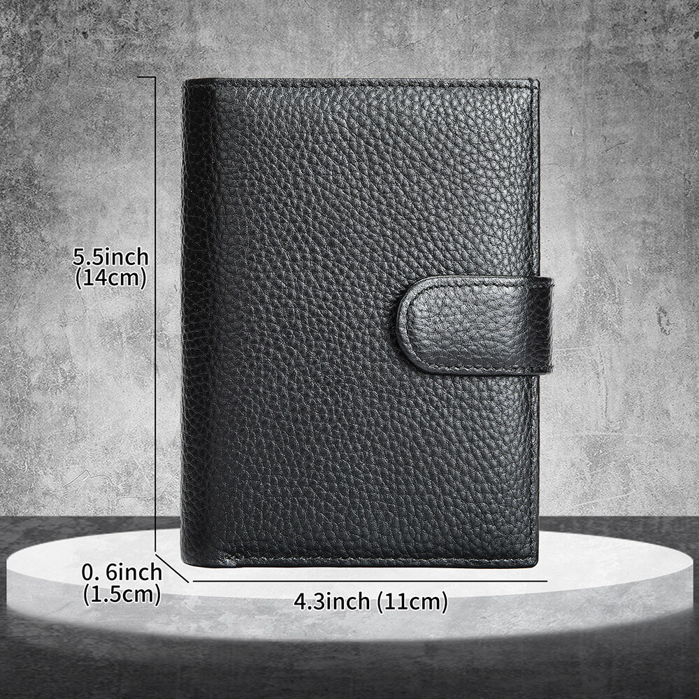 Niucunzh Multi-card Slot Card Holder Wallet Cartera Men Purse Leather Money Clip Wallet Genuine Leather Men's Wallet