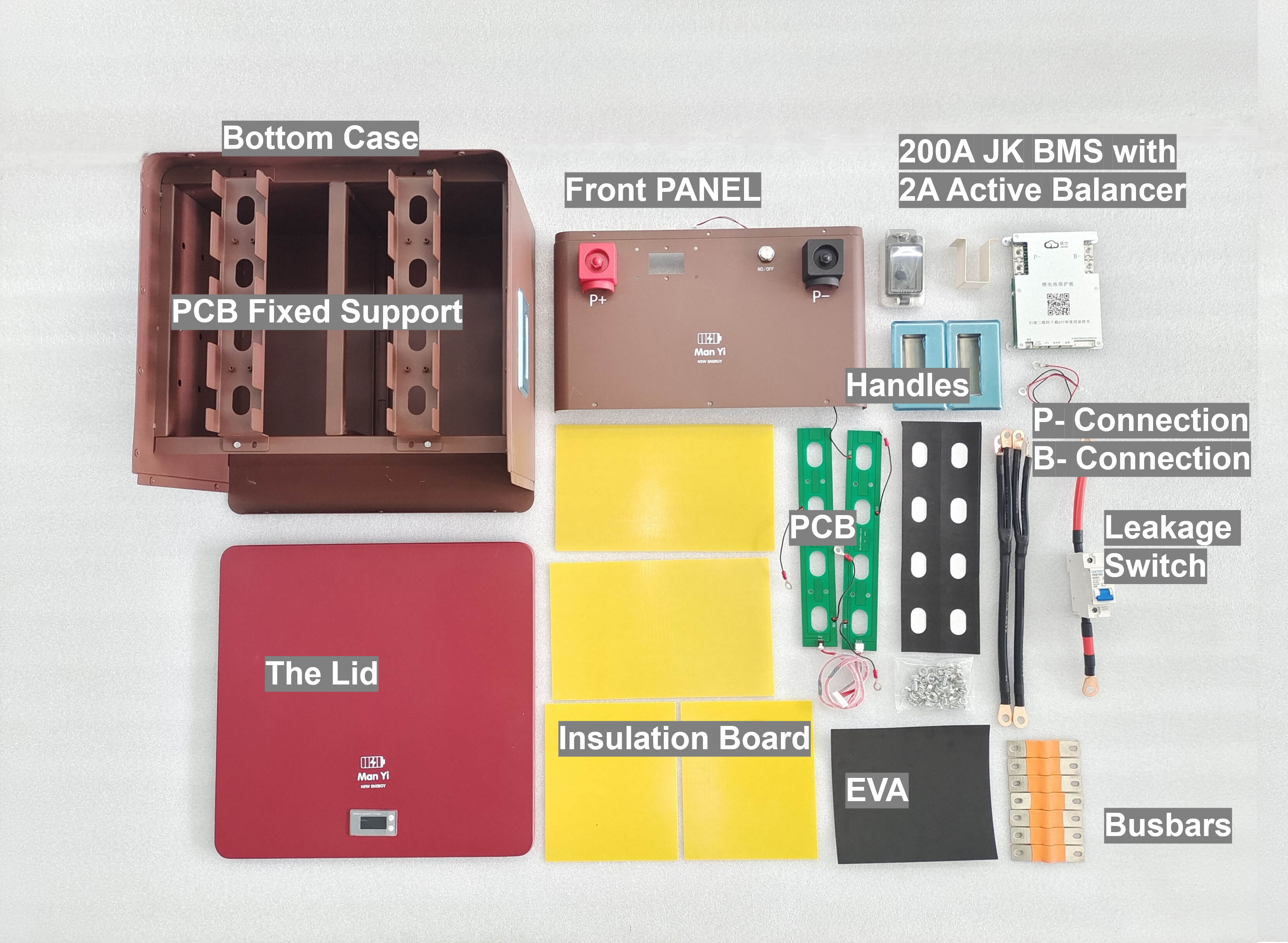 DIY Kit 8S 24V 280Ah (Without battery cell)