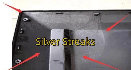 Silver Streaks: Understanding Surface Defects in Injection Molded Parts