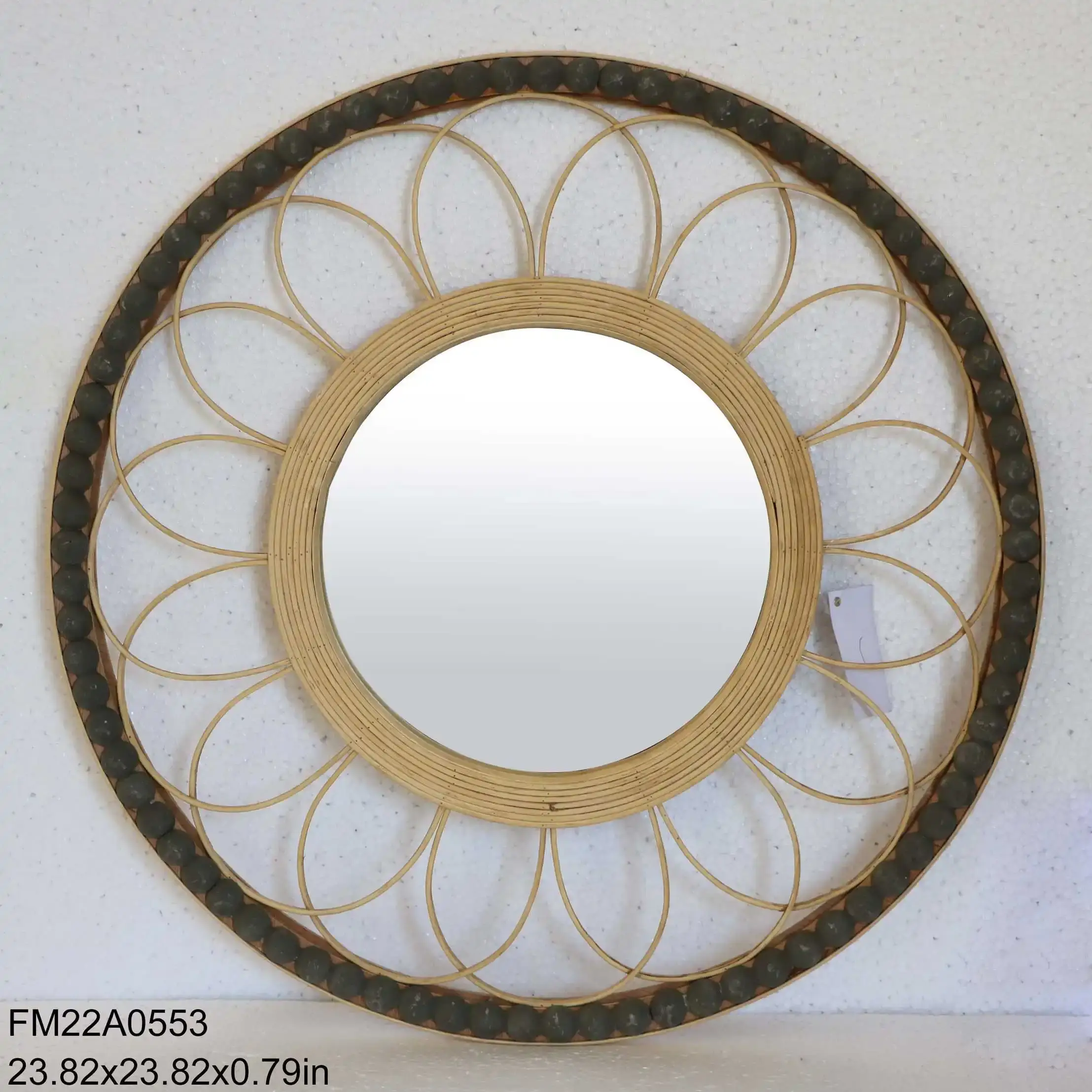 The Charm of OEM Rattan Bathroom Vanity Mirrors: A Blend of Tradition and Modernity