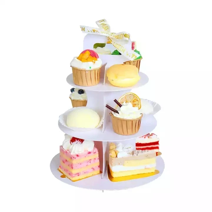 Sweets in Style: Wholesale 3-Tier Paper Cake Stands for Every Occasion