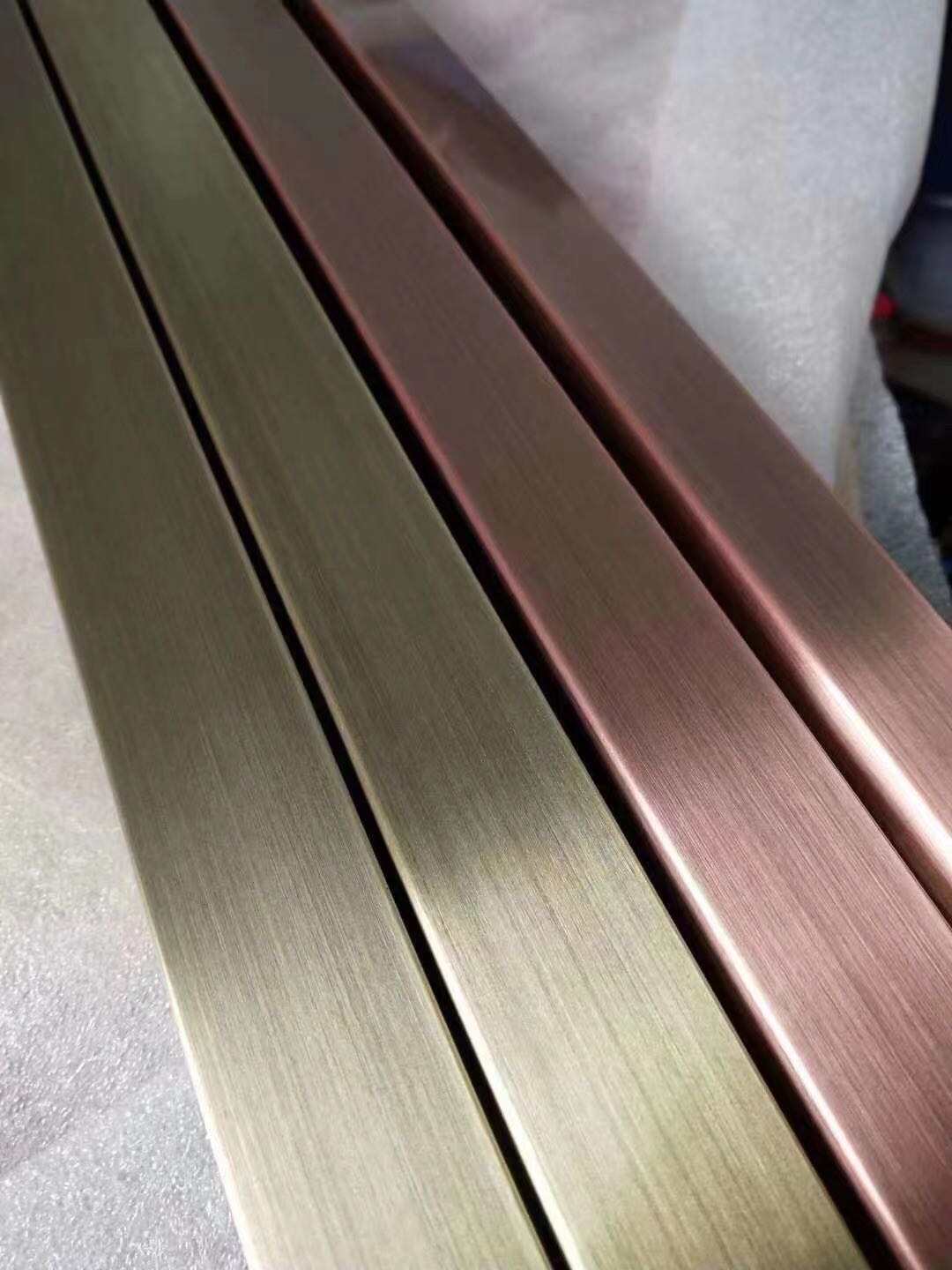 201 304 316 Stainless Steel Pipe Bronze Colour