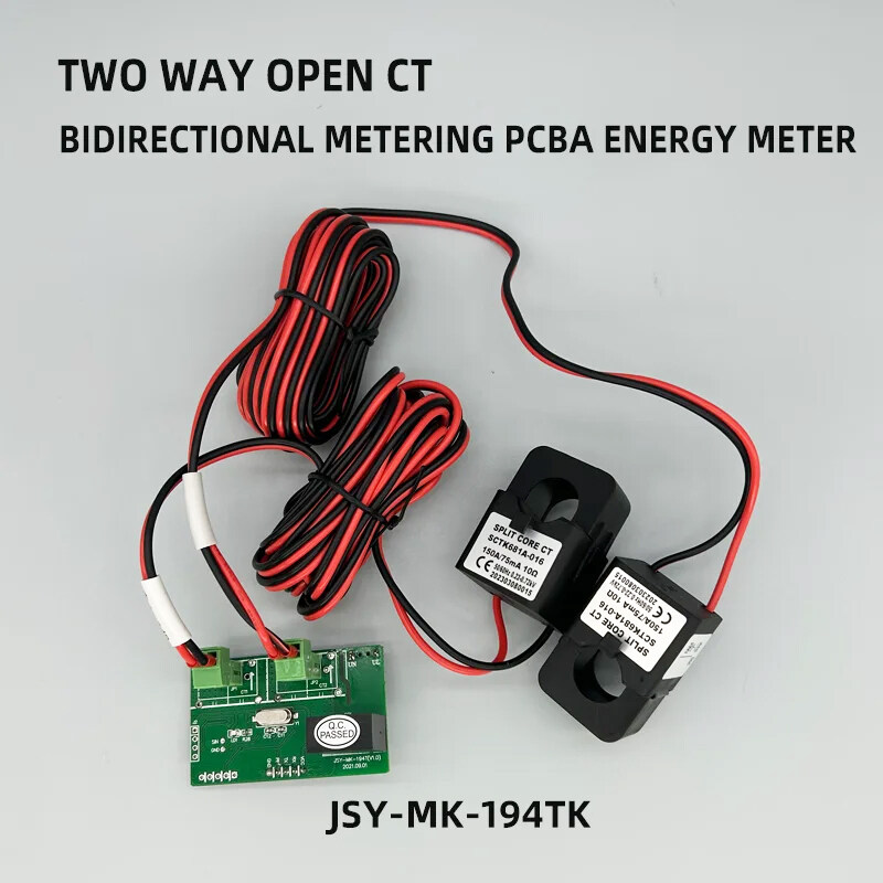 Single-phase two-way embedded power meter module