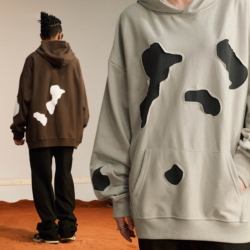 New Fashion Cow Design Hoodie