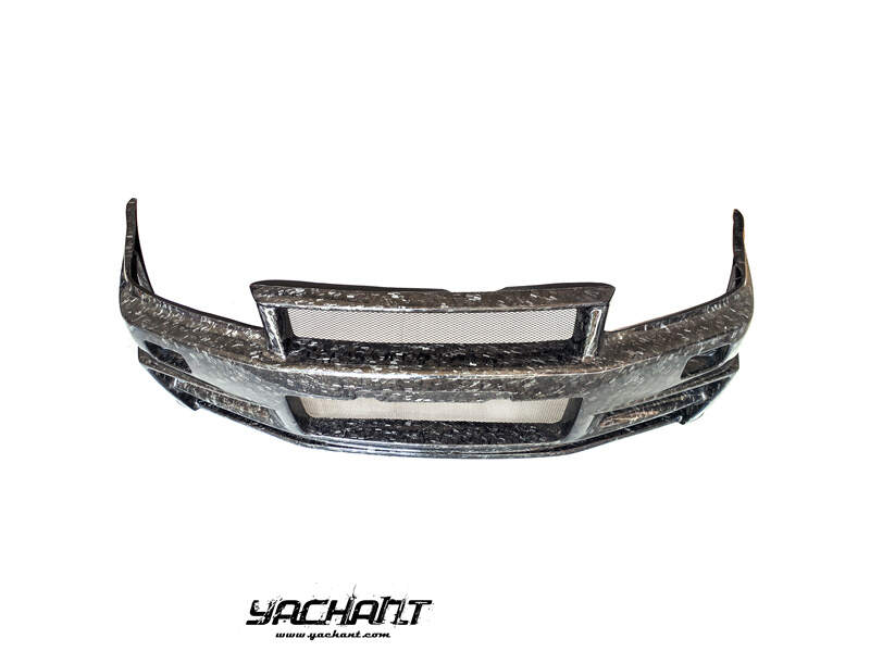 YCR34030DZCF 1999-2002 Nissan Skyline R34 GTR Nismo Z-Tune Style Front Bumper CF Forged Carbon Weave (4).jpg