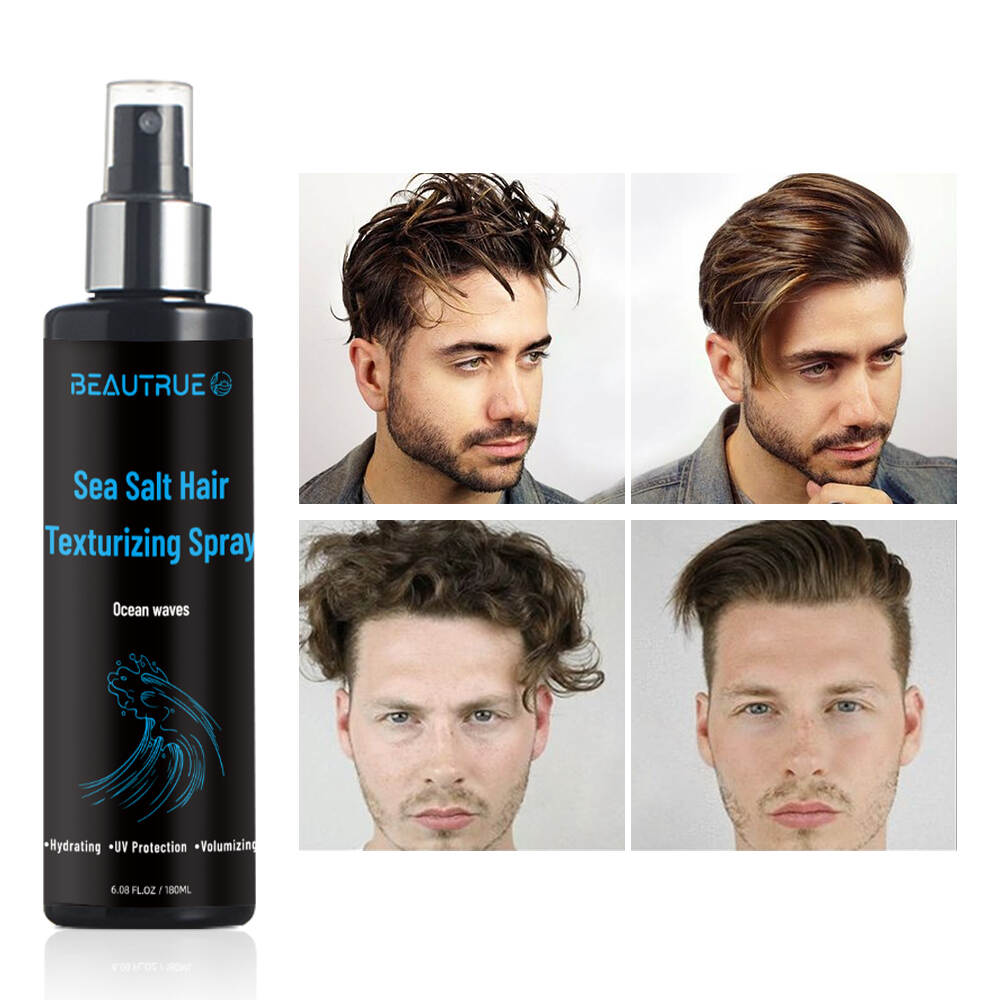 YOUR LOGO Sea Salt Spray for Men Volume and Texture Boosting Hair Spray With a Matte Finish Medium Hold For All Hair Types