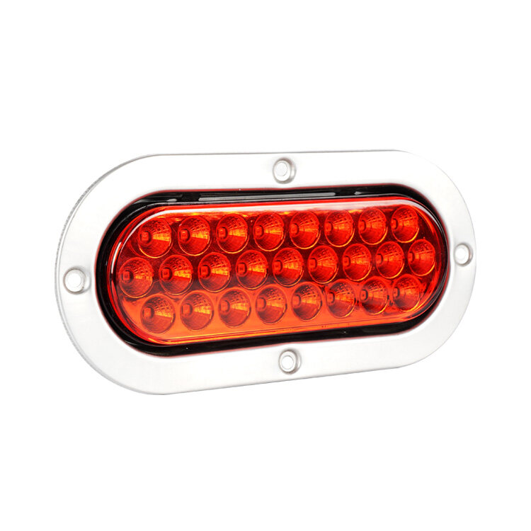 combination 6 inch led stop/turn/tail backup and strobe light, metal stop tail turn light factory, metal stop tail turn light supplier, metal stop tail turn light exporter, Oval Metal Stop Tail Turn Light