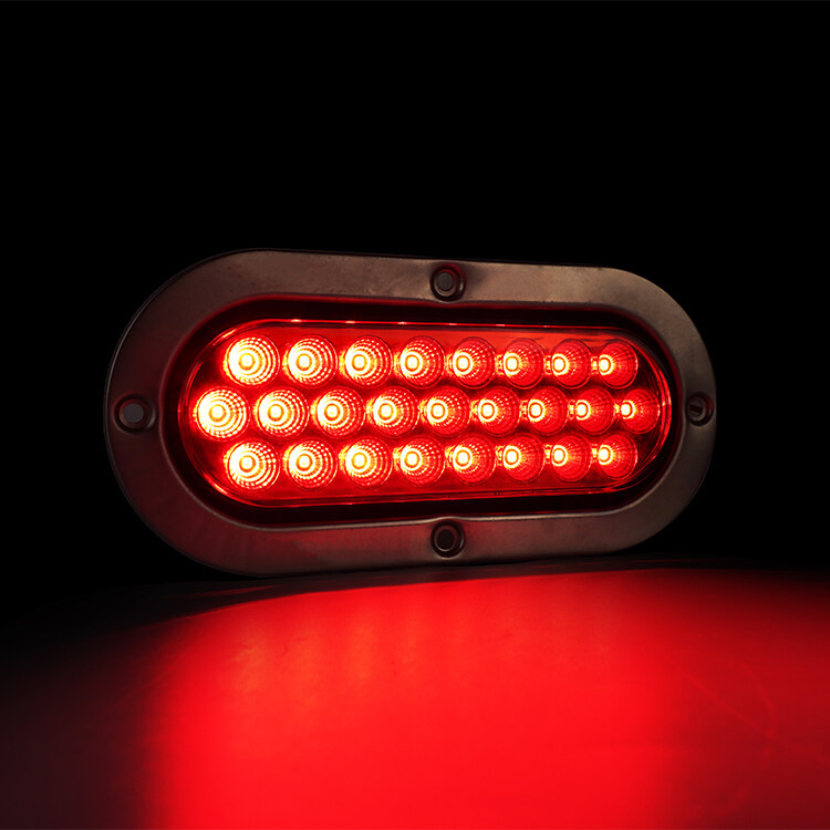 combination 6 inch led stop/turn/tail backup and strobe light, metal stop tail turn light factory, metal stop tail turn light supplier, metal stop tail turn light exporter, Oval Metal Stop Tail Turn Light