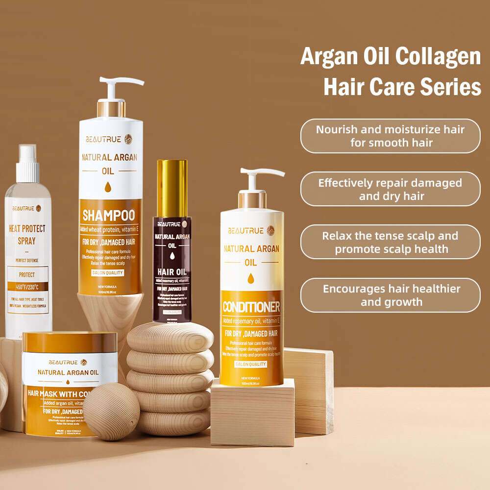 Hair Care Set;Hair Care Set;argan oil Shampoo:argan oil Conditioner;argan oil hair care;argan oil hair mask;shampoo;conditioner;hair mask;hair oil;heat protect spray