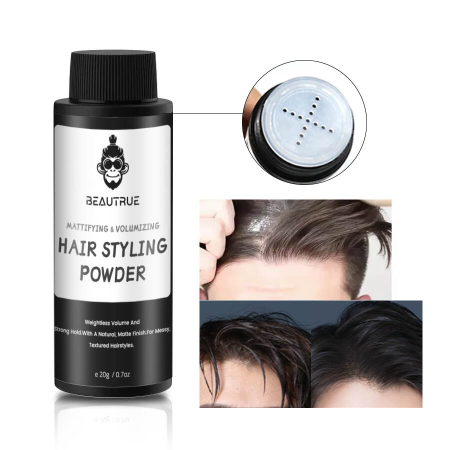 YOUR LOGO Hair Styling Texturizing Powder Strong Hold & Natural Matte Finish Hair Volumizer & Styling Powder for All Hair Types