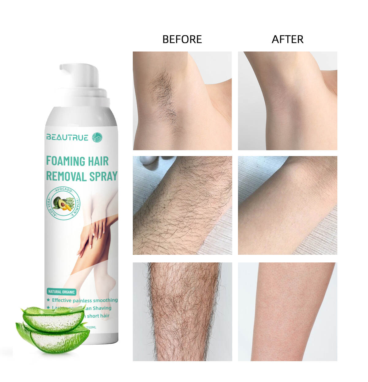 Foaming Hair Removal Spray;Hair Removal Spray Foam;hair removal foam;hair removal mousse;Hair Remover spray