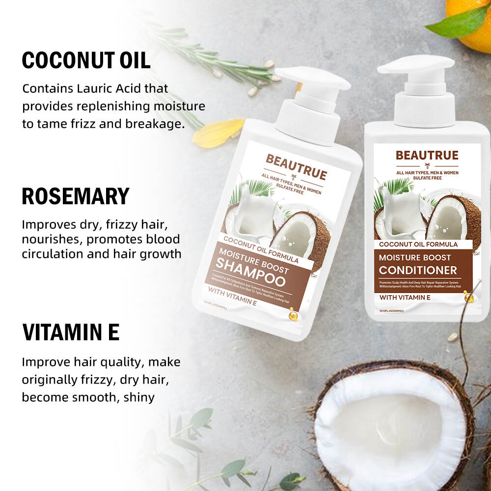 Coconut Oil Shampoo;Coconut Oil conditioner;coconut oil hair care set;shampoo;conditioner