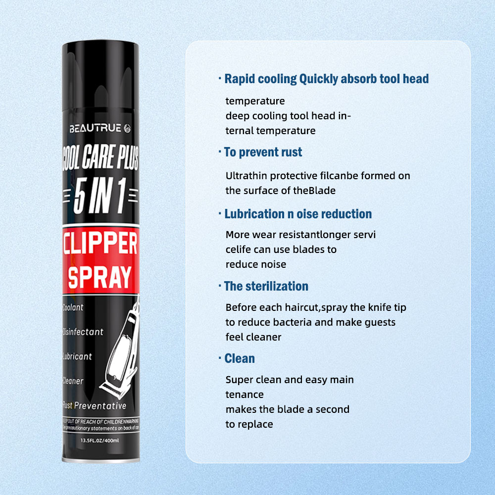 Clipper Spray;5-in-1 Clipper Spray;Blade Care and Treatment