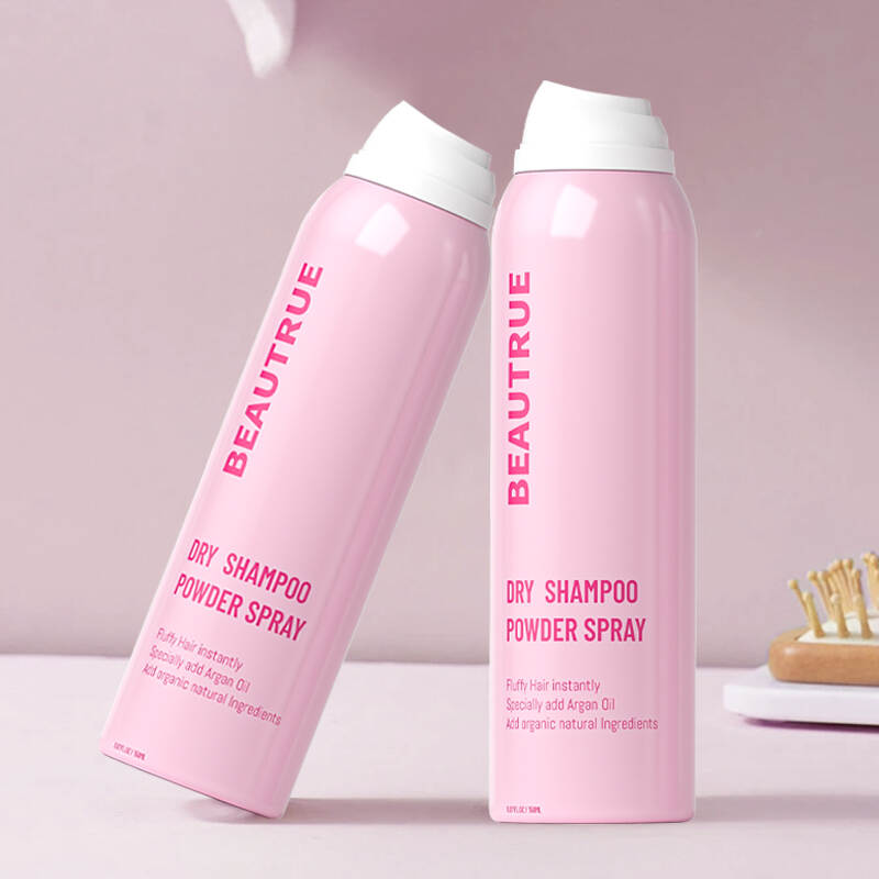 YOUR LOGO Dry Shampoo Powder Spray Absorbs Oil Adds Volume Refreshes Hair Residue Free For All Hair Types