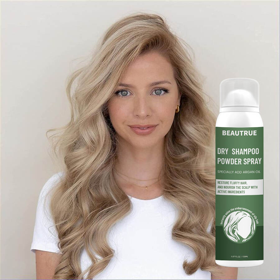 YOUR LOGO Dry Shampoo Spray Instantly Absorbs Hair Oil and Odor for Refreshed Hair