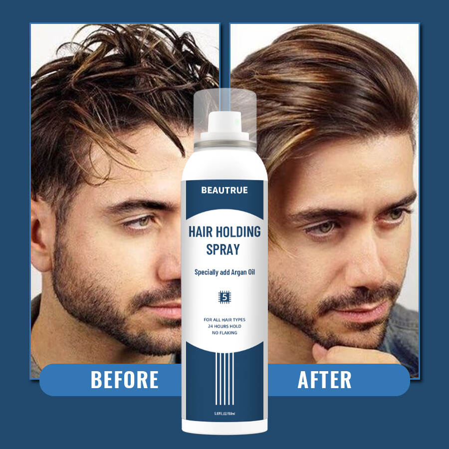 YOUR LOGO Pure Ingredients Hair Styling Spray For Men Adds Instant Fullness Volume Texture For All Hair Types