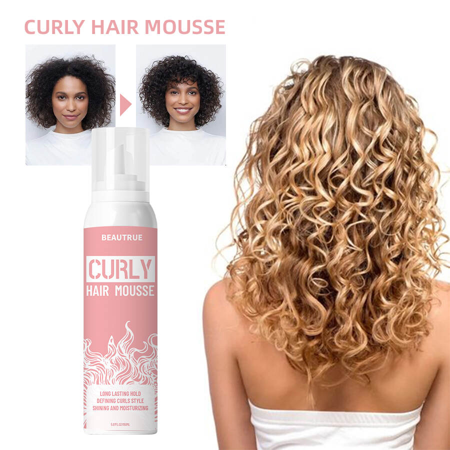 YOUR LOGO Curl Defining Mousse Hydrate & Define Soft Hold for Volume & Definition Frizz Free Shine