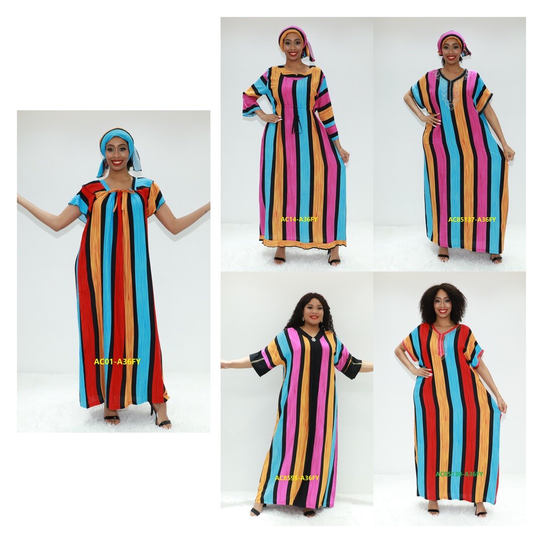 African dresses abaya toptan best sell AY Fashion AC01-A36FY Tanzania caftan caftan
