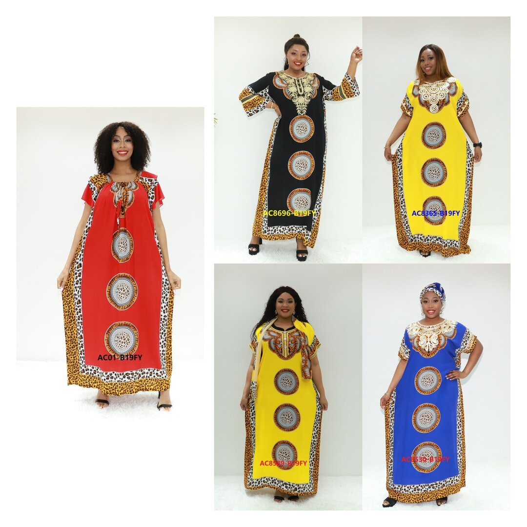 Design de casaco de roupas africanas ABAYA AC01-B19FY Tanzânia Vestido muçulmano Dera