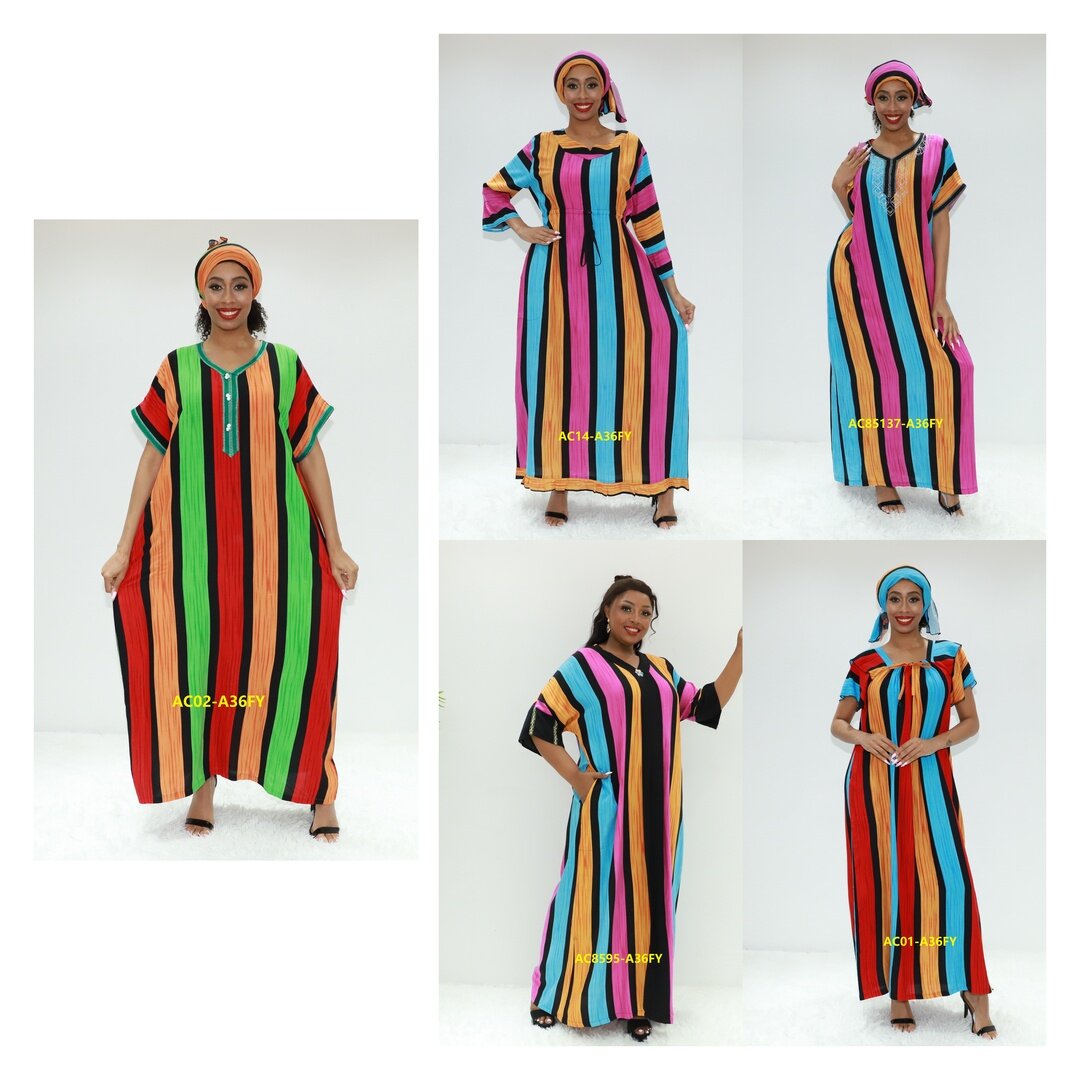 African clothing boubou holosso AC02-A36FY Congo muslim dress caftan