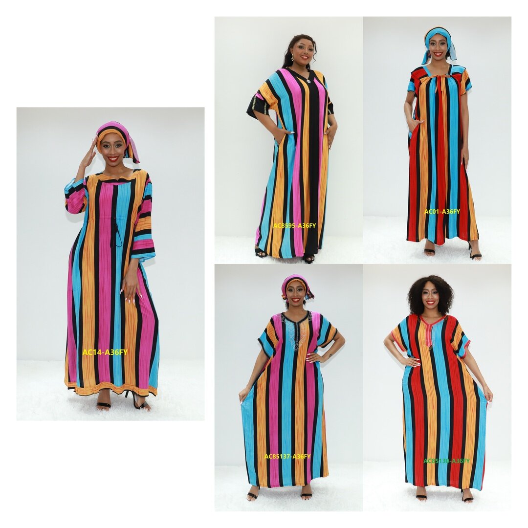 Africa Dress Abaya Moyen Orient Wholesale Ay Fashion AC14-A36fy Nigeria Boubou Boubou