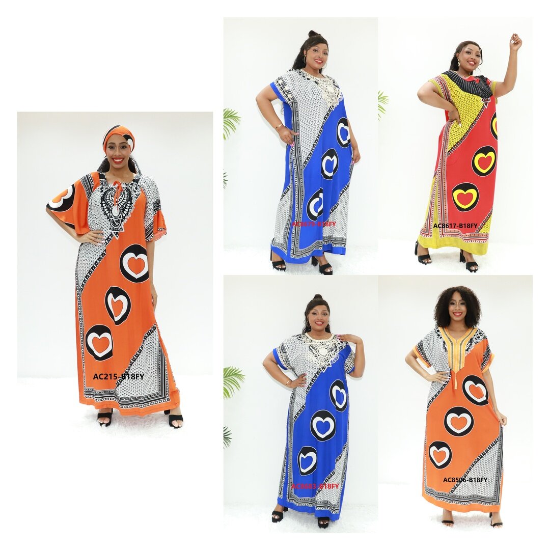 Afrikanische Kleidung Kaftan Accessoires Mode Ay Fashion AC215-B18fy Kongo Kleidungsstoffe