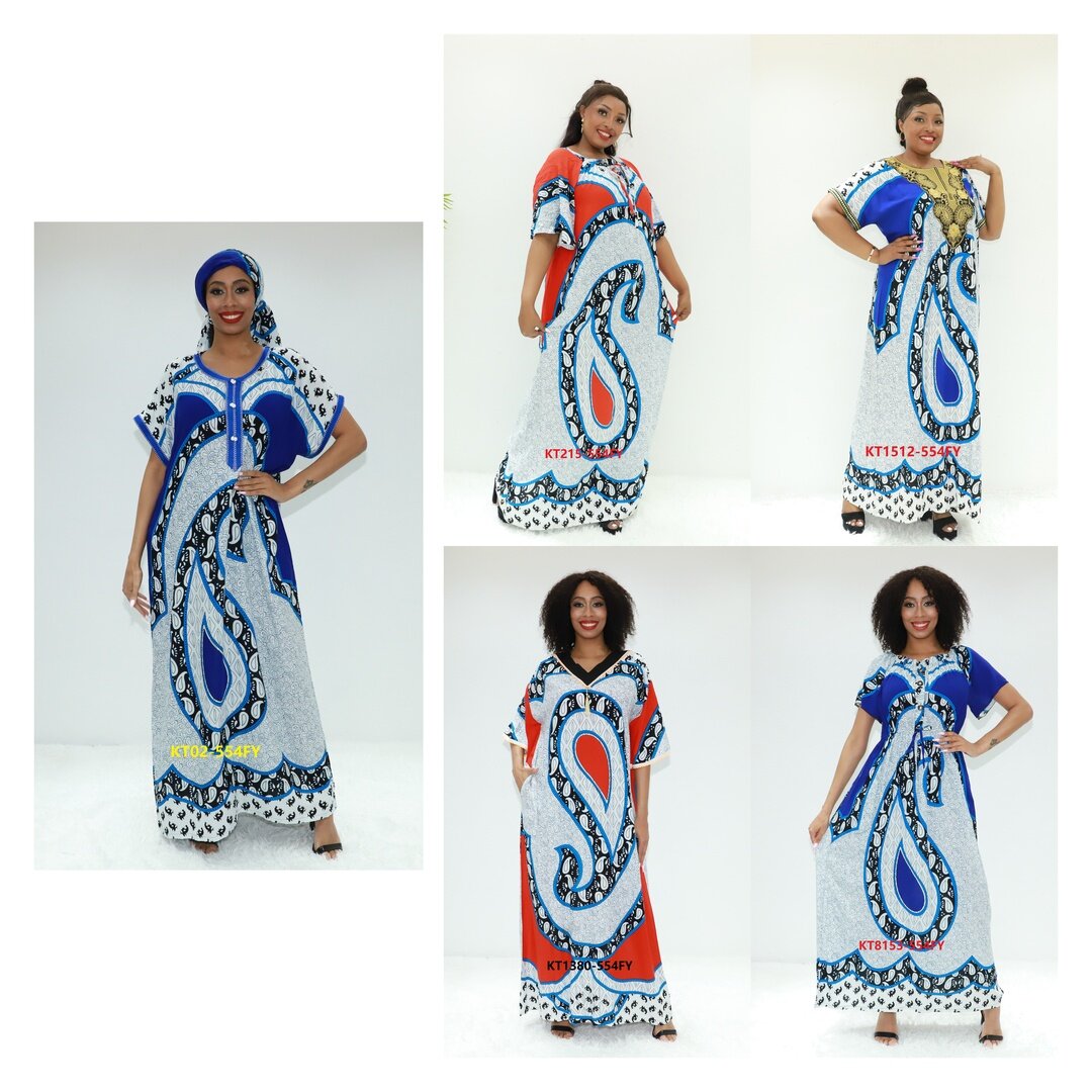 Afrika Kleidung Mariage Boubou zeitbegrenzte Liebe Sahara KT02-554fy Nigeria Fashion Dashiki Kleid