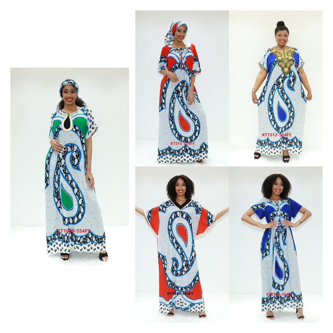 Мусульманские женщины одеваются абая для девочки-подростка KT1009-554fy Tanzania Fashion Dera