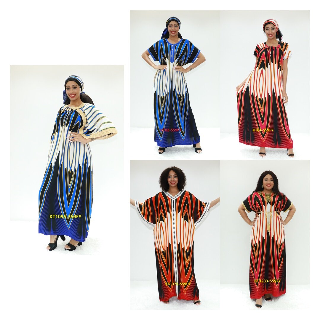 Roupas africanas Kaftan Accessories Genuine Ay Fashion KT1095-559FY Abidjan Abaya Dashiki Dress