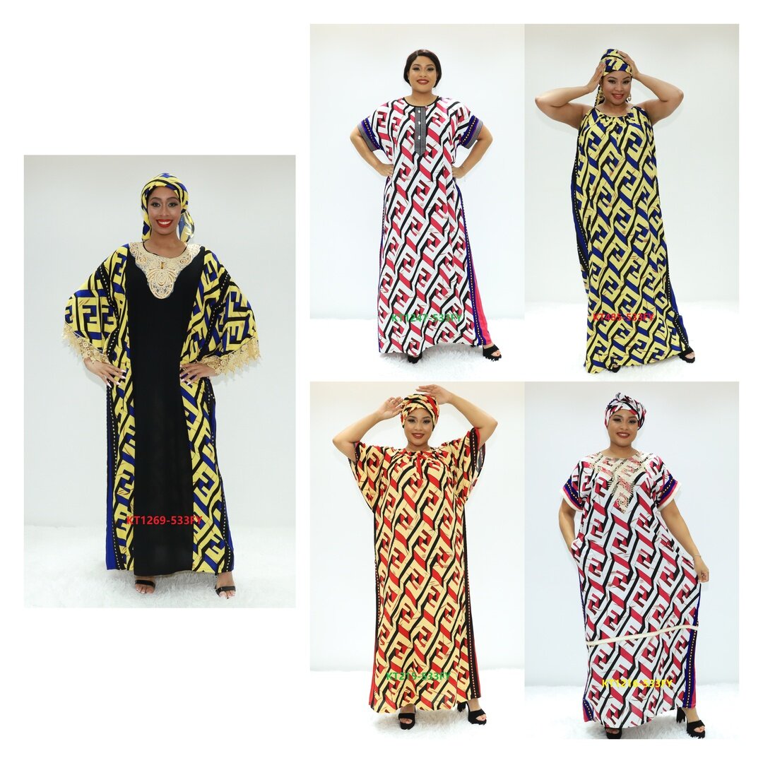 Muslimah Dress Abaya Kurti Love Sahara KT1269-533FY Nigeria Muslim Dress Caftan