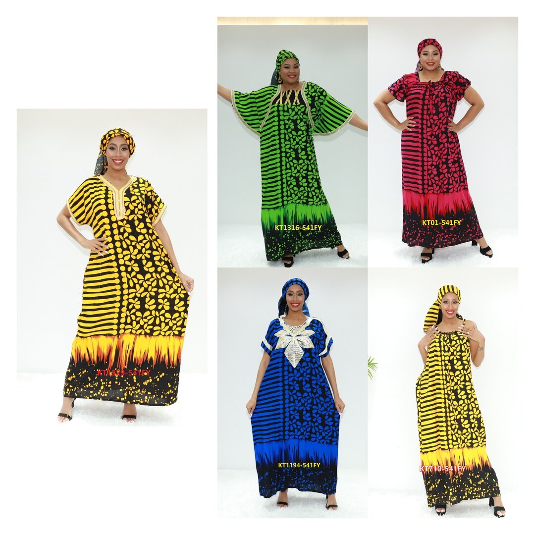 Africa Clothing Kaftan Marocain KT1329-541FY Nigeria Fashion Abaya