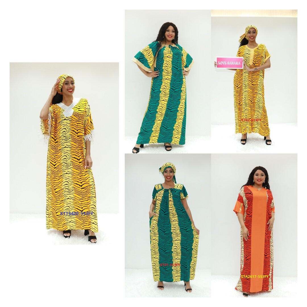 Afrikanische Kleider Alibaba-Kleider Ay Fashion KT13420-553fy Kamerun Muslimische Kleid ethnisches Kleid